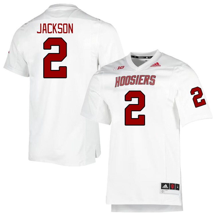 Men #2 Tayven Jackson Indiana Hoosiers College Football Jerseys Stitched-Retro